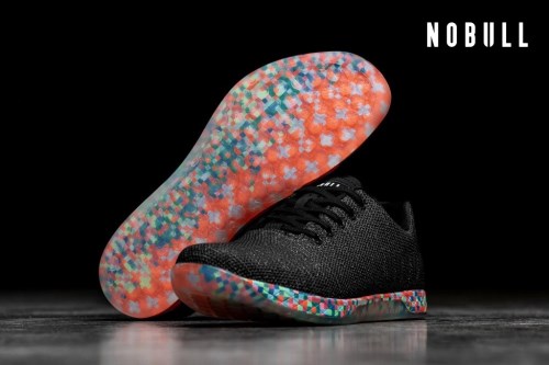 NOBULL SuperFabric Pixel Mens Trainers Black UK-XIH16